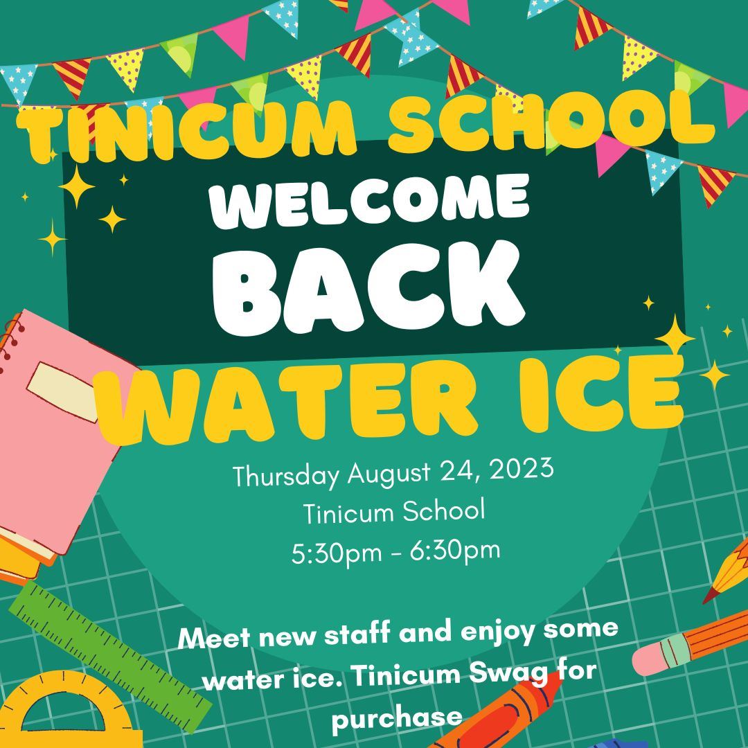  Tinicum Back to School Water Ice 